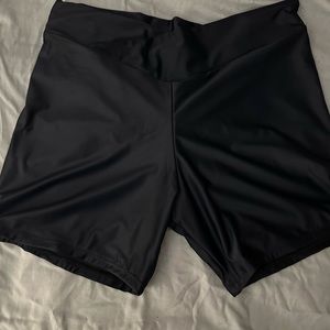 SHEIN swim shorts size 2XL. Brand new. Black. Crossover waist band